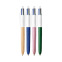 BIC 4 KLEUREN WOOD balpen