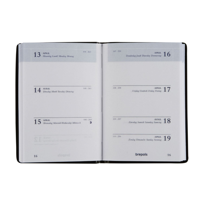 Brepols ARMADA Agenda - 7,1 x 10,2 cm - 1 week op 2 pagina's Brepols ARMADA Agenda - 7,1 x 10,2 cm - 1 week op 2 pagina's