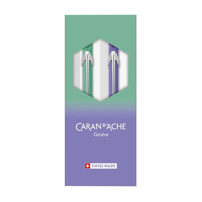 Balpen set + vulpotlood Caran d'Ache 849 BOREALIS - gelimiteerde editie Balpen set + vulpotlood Caran d'Ache 849 BOREALIS - gelimiteerde editie