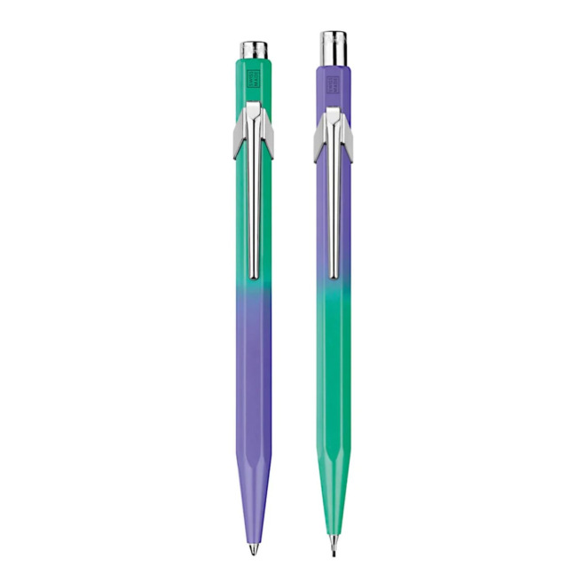 Set stylo-bille + porte-mines Caran d'Ache 849 BOREALIS - édition