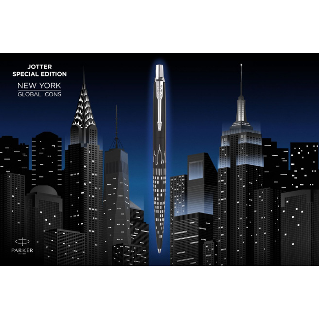 Parker JOTTER édition spéciale GLOBAL ICONS - NEW-YORK - stylo-bille Parker JOTTER édition spéciale GLOBAL ICONS - NEW-YORK - stylo-bille