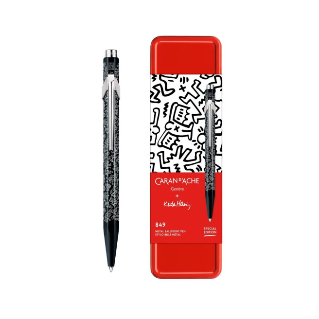 Stylo-bille Caran d'Ache Collection 849 - édition spéciale KEITH HARING Stylo-bille Caran d'Ache Collection 849 - édition spéciale KEITH HARING