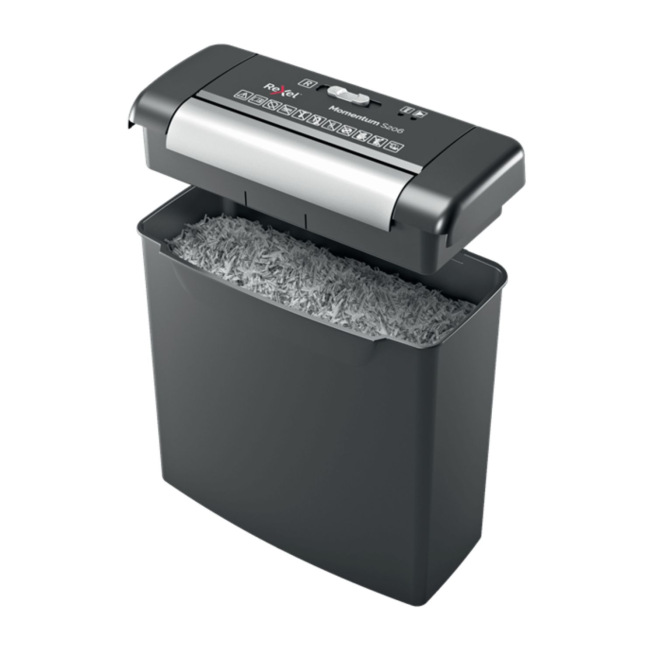 Rexel ALPHA vernietiger - rechte snede - 10 L bak Rexel ALPHA vernietiger - rechte snede - 10 L bak