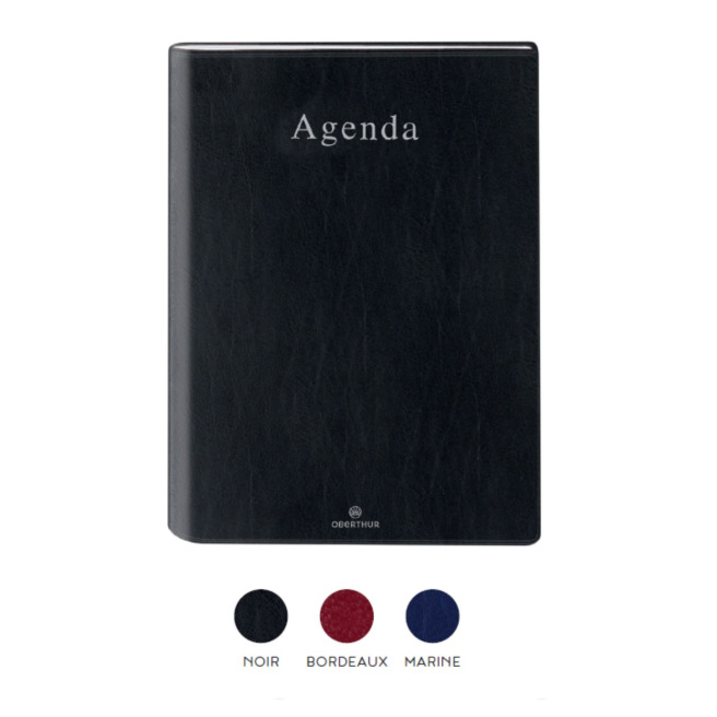 Agenda Oberthur SEMAINIER 27 - 20 x 27 cm - 1 semaine sur 2 pages