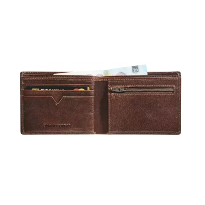 Portefeuille en cuir Maverick ROUGH GEAR compact Portefeuille en cuir Maverick ROUGH GEAR compact