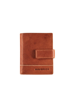 Porte-cartes en cuir Maverick THE ORIGINAL avec fermeture pression