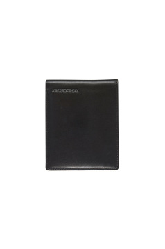 Portefeuille en cuir Maverick ALL BLACK avec porte-cartes amovible