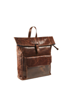 Leren rugzak Maverick THE ORIGINAL voor 15,6" laptop