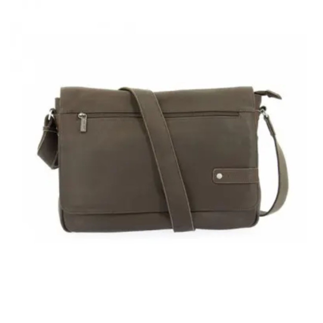 Sac messager cuir Maverick BROWN pour ordinateur 15,6" Sac messager cuir Maverick BROWN pour ordinateur 15,6"