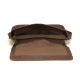 Sac messager cuir Maverick BROWN pour ordinateur 15,6"