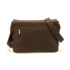 Leren Maverick BROWN boodschappentas voor 15,6" computer