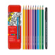 Set de crayons de couleur Caran d'Ache KEITH HARING - 10 crayons + 1 feutre