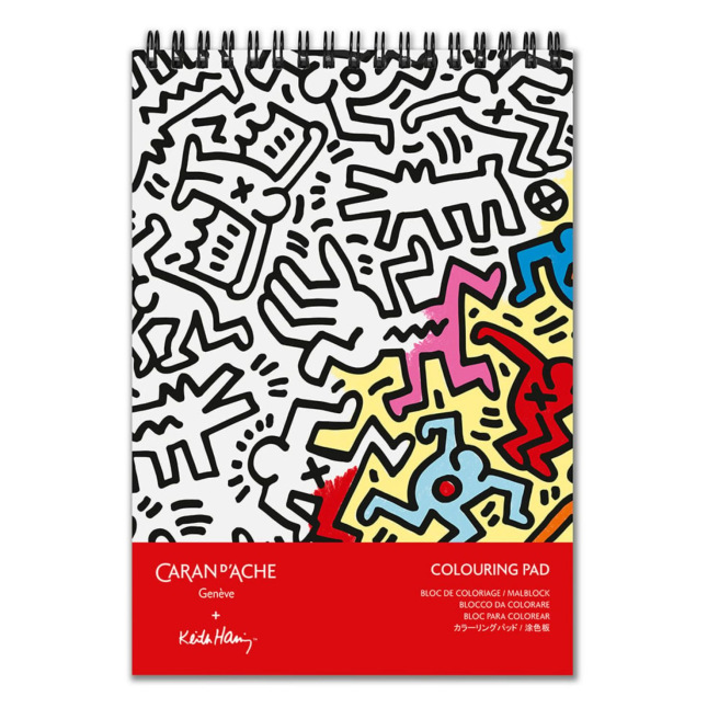 Caran d'Ache KEITH HARING A5 kleurblok