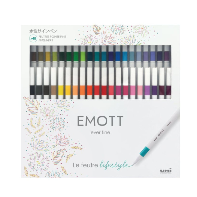 Feutre Uni-ball EMOTT - pointe extra-fine Feutre Uni-ball EMOTT - pointe extra-fine