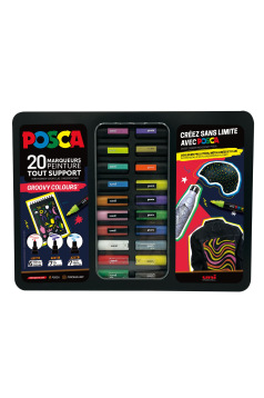 Coffret de marqueurs peinture Uni-Ball Posca