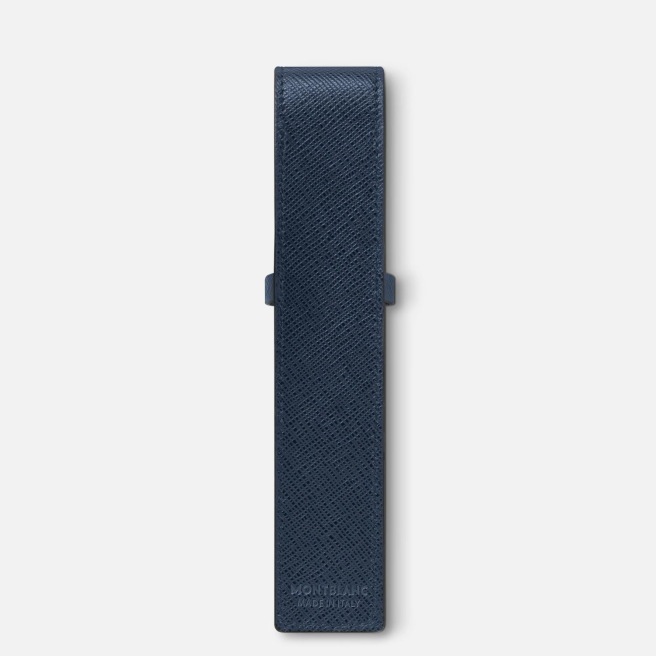 Étui à Stylo Alassio 'Rivoli' En Simili Cuir Orange - Fermeture Aimantée - Pour 1 Stylo