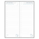Agenda Aurora LONGO LA211 - 14 x 34 cm - 1 dag per pagina