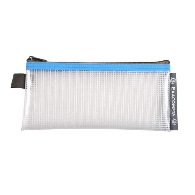 Exacompta hoesje van duurzaam EVA-plastic met ritssluiting - 8 x 18 cm
