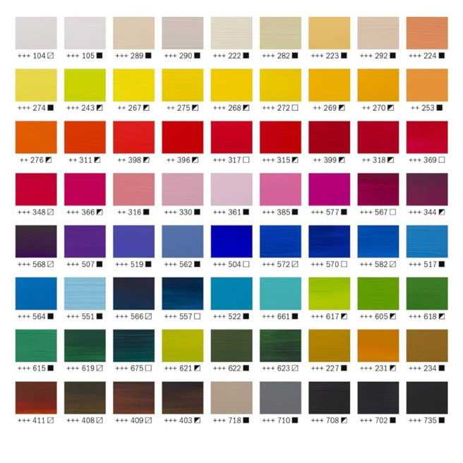 Talens AMSTERDAM Standaard Serie Acrylverf Talens AMSTERDAM Standaard Serie Acrylverf