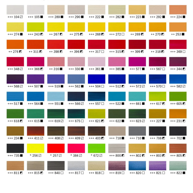 Talens AMSTERDAM Standaard Serie Acrylverf Talens AMSTERDAM Standaard Serie Acrylverf