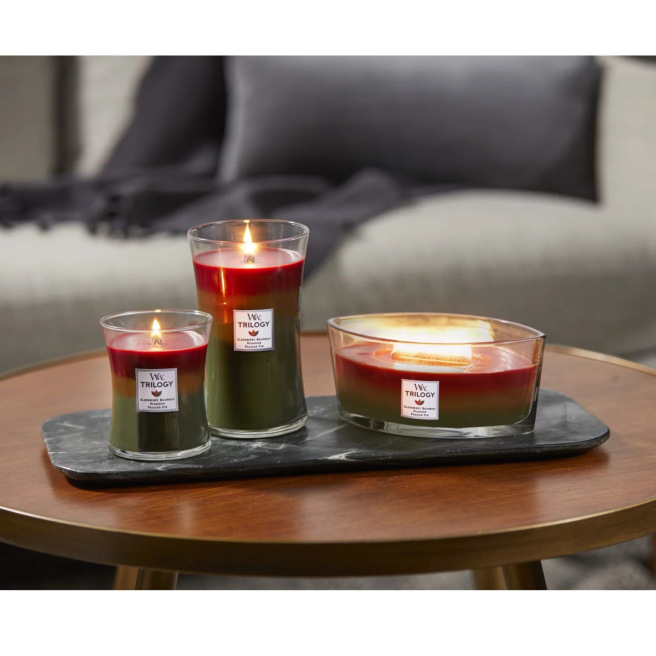 Kaars WOODWICK TRILOGY Kaars WOODWICK TRILOGY