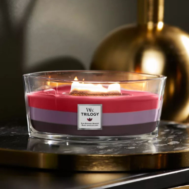 Kaars WOODWICK TRILOGY Kaars WOODWICK TRILOGY