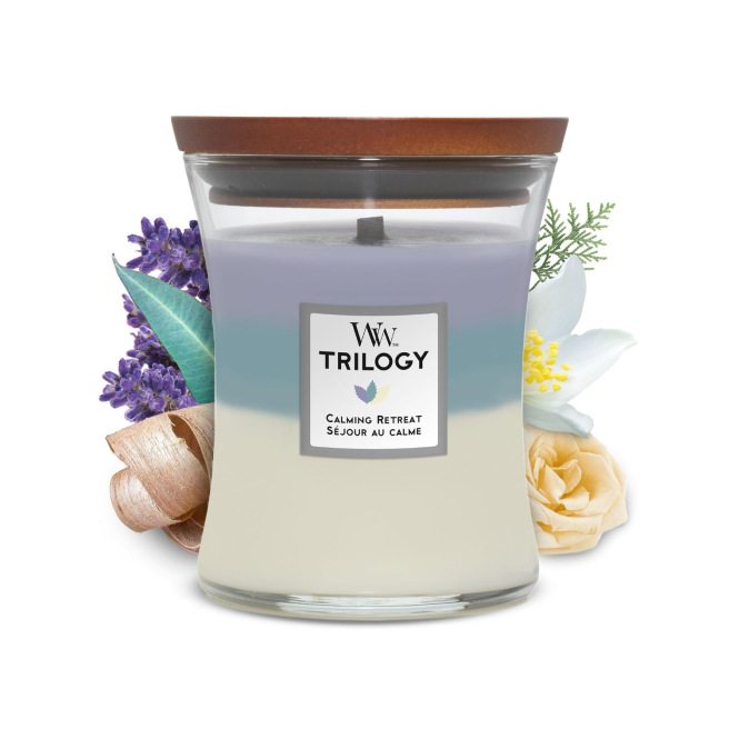 Kaars WOODWICK TRILOGY Kaars WOODWICK TRILOGY