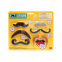 Fausses moustaches autocollantes LEGAMI Hot MouStache - set de 6