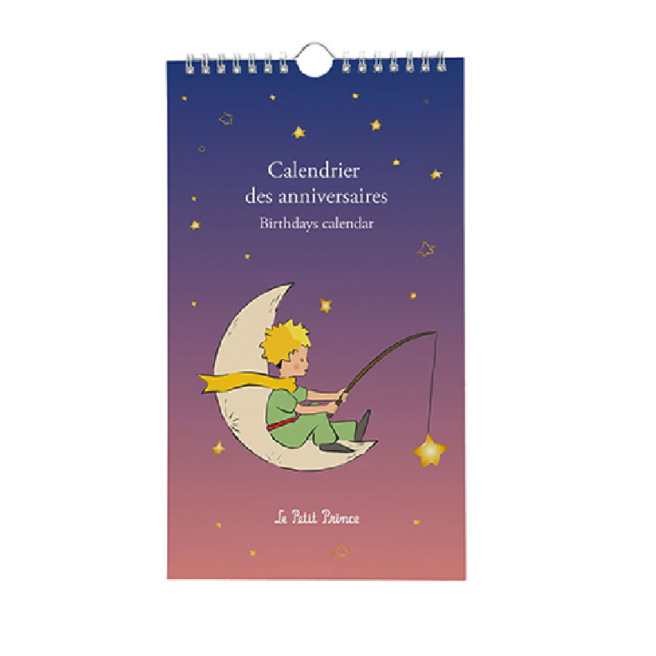 Calendrier d'anniversaires Petit Prince