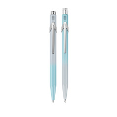 Set stylo-bille + porte-mines Caran d'Ache 849 BLUE LAGOON - édition limitée Set stylo-bille + porte-mines Caran d'Ache 849 BLUE LAGOON - édition limitée