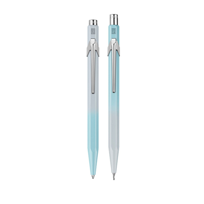 Set balpen + vulpotlood Caran d'Ache 849 BLUE LAGOON - gelimiteerde editie