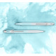Set balpen + vulpotlood Caran d'Ache 849 BLUE LAGOON - gelimiteerde editie