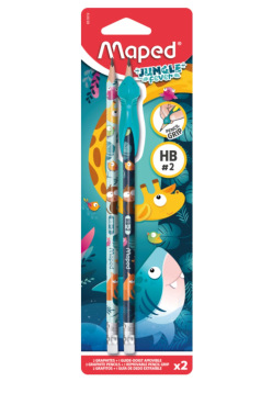 Crayon graphite Maped KIDY LEARN avec guide-doigt
