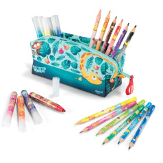 Trousse garnie Maped JUNGLE FEVER avec 12 feutres et 12 crayons de coloriage Trousse garnie Maped JUNGLE FEVER avec 12 feutres et 12 crayons de coloriage