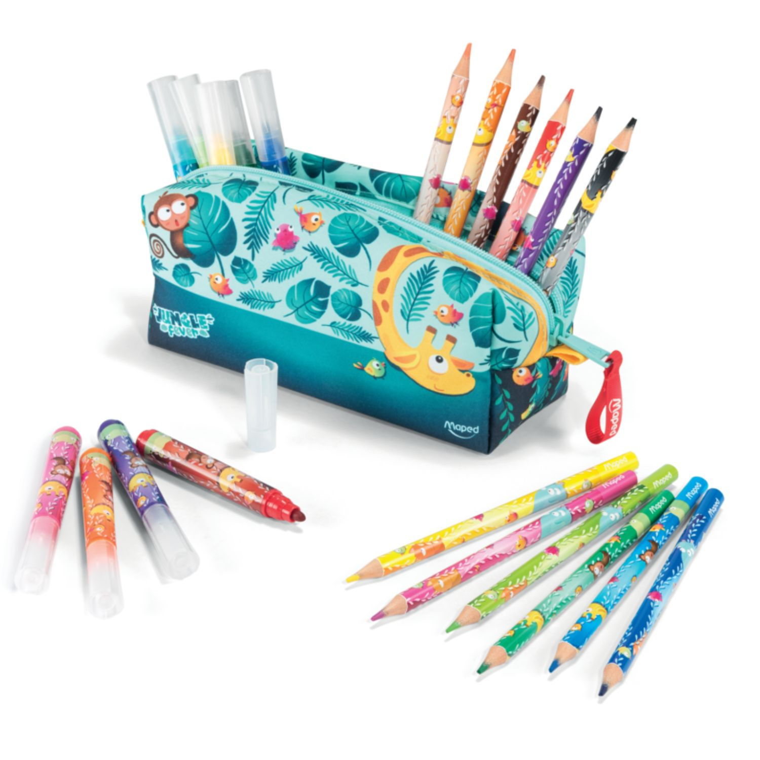 Avengers Kids Lot De 52 Crayons De Coloriage – Feutres Aquarelle, Crayons De Couleur – Coffret Marvel