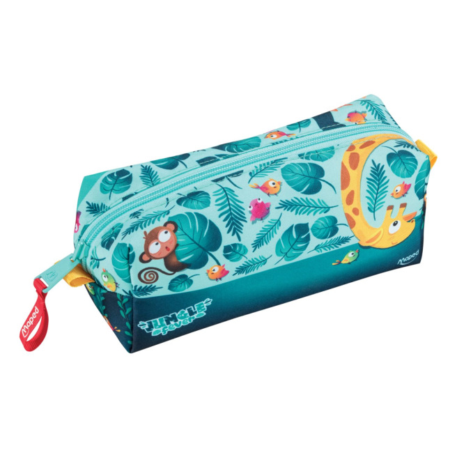 Trousse garnie Maped JUNGLE FEVER avec 12 feutres et 12 crayons de coloriage Trousse garnie Maped JUNGLE FEVER avec 12 feutres et 12 crayons de coloriage