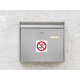 Zelfklevende pictogram GEEN RECLAME - set van 4