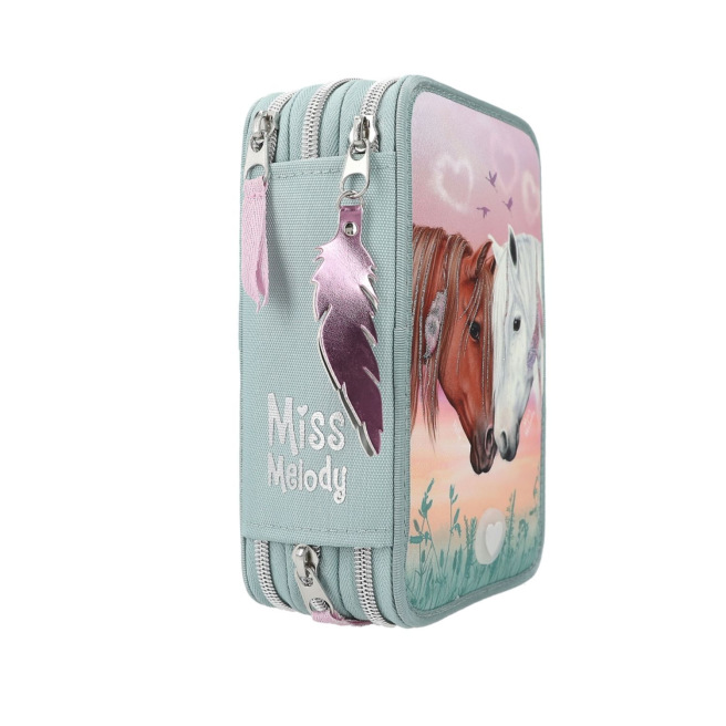 TOP MODEL etui met 3 compartimenten TOP MODEL etui met 3 compartimenten