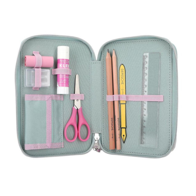 TOP MODEL etui met 3 compartimenten TOP MODEL etui met 3 compartimenten