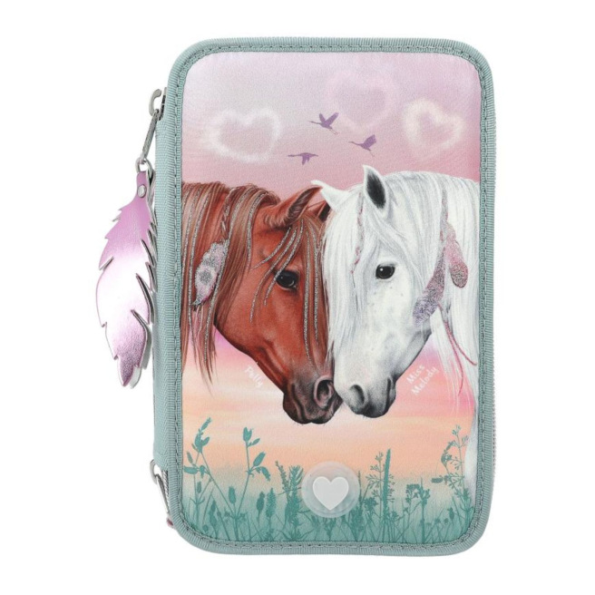 TOP MODEL etui met 3 compartimenten TOP MODEL etui met 3 compartimenten