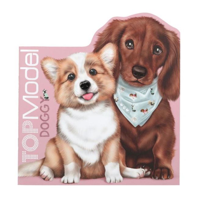 TOP MODEL kleurboek met stickers
