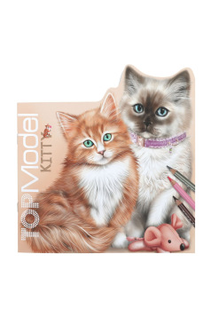 Carnet de coloriage TOP MODEL avec stickers