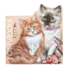 TOP MODEL kleurboek met stickers