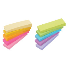 Index Post-it en PAPIER - 15mm - étui de 500 - mix de couleurs