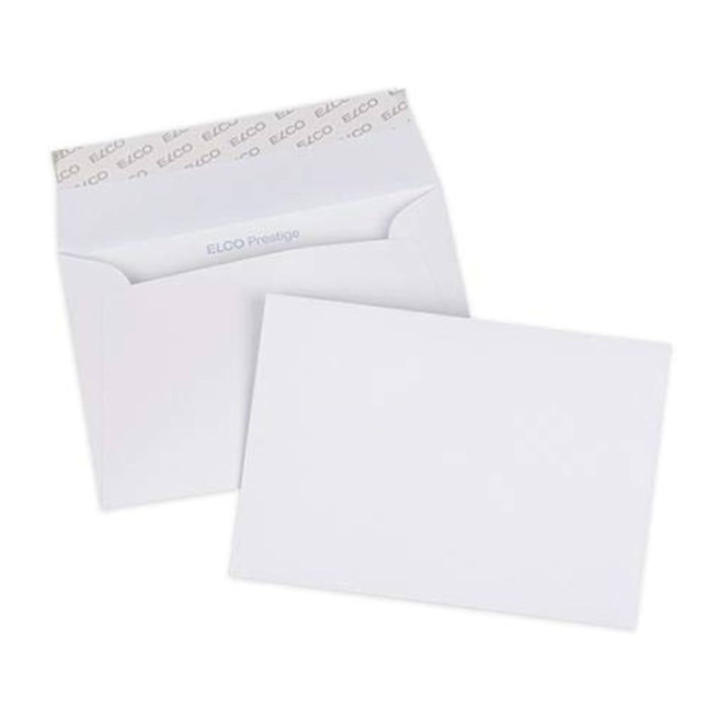Witte enveloppen Elco PRESTIGE C6 - pakket van 25 Witte enveloppen Elco PRESTIGE C6 - pakket van 25