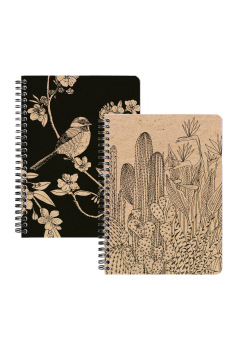 Carnet spiralé Clairefontaine CERISIER BLANC