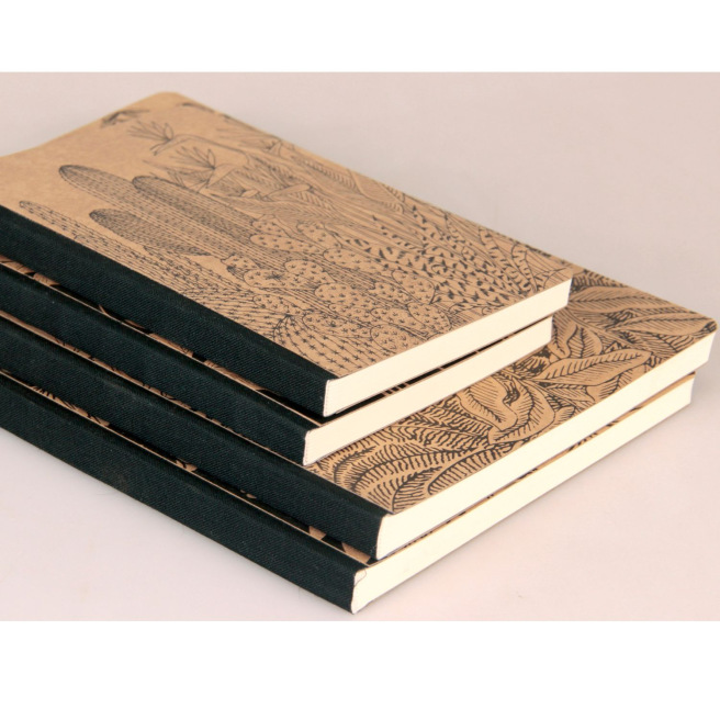 Clairefontaine CERISIER BLANC canvas notitieboekje