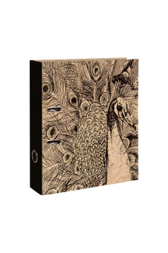 Ordner met hefboom van karton Clairefontaine KERSENBLOESEM WIT - A4 - rug 7 cm