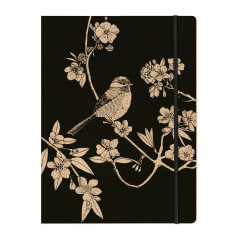 Farde à rabats et élastique Clairefontaine CERISIER BLANC en carton - A4 Farde à rabats et élastique Clairefontaine CERISIER BLANC en carton - A4