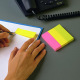 Index Post-it en PAPIER - 15mm - étui de 500 - mix de couleurs